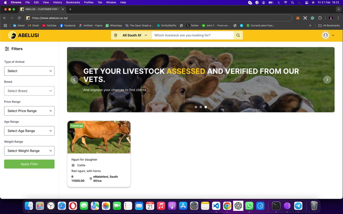 Abelusi Livestock Marketplace 